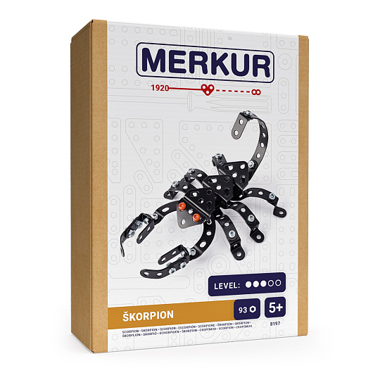 MERKUR - Stavebnice Merkur - Broučci – Škorpion, 93 dílků