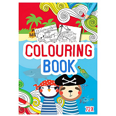 Rappa Kniha omalovánek 72 stran A4 piráti