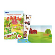 MFP Samolepková kniha Farma, 12x18cm, 17 samolepek