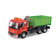 Bburago ORBICO Bburago 1:43 servisné vozidlá Hooklift and Crane Truck