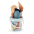 Ecoiffier Kyblíček Dinosaurus s konvičkou a přísl., 13 cm