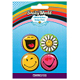 Placka set - Smiley 2 - 4x38mm