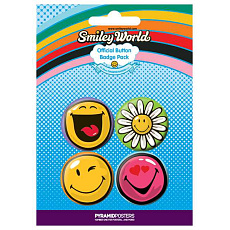 Placka set - Smiley 2 - 4x38mm