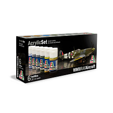 Italeri Sada akrylových barev 432AP - WWII RAF AIRCRAFT 6 ks