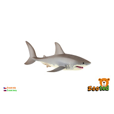 Žralok bílý zooted plast 17cm 