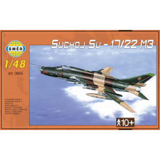 Směr plastový model letadlo Suchoj SU - 17/22 M3 v krabici 35x22x5cm