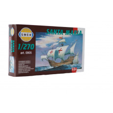 Směr modely plastové SANTA Maria          loď 1:270