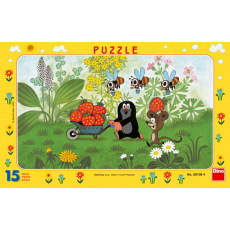 Dino dětské puzzle Krtek na výletě  15D