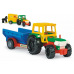 WADER Traktor s vlečkami plast 38cm asst 2 druhy