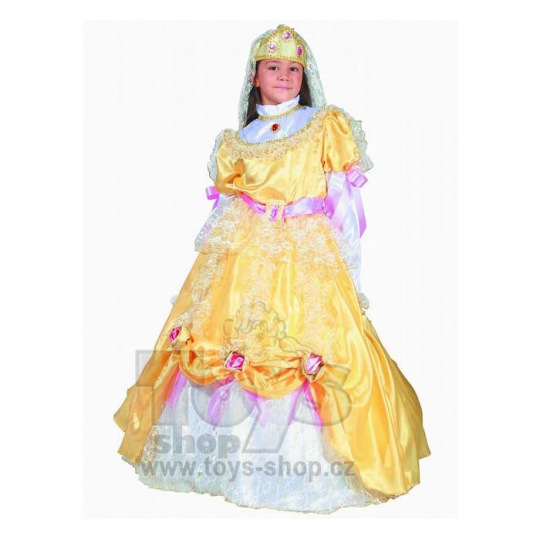 Dětský karnevalový kostým princezna Zlatava vel. M