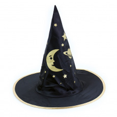 Rappa Dětský klobouk Čaroděj Halloween