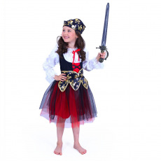 Rappa Dětský kostým pirátka (M)