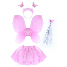 Rappa Dětský kostým Květinka s křídly