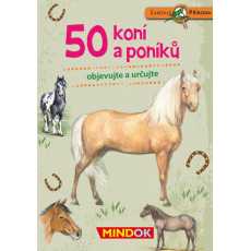 Mindok vzdělávací hra Expedice příroda: 50 koní a poníků