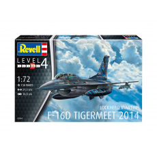 Revell ModelSet letadlo 63844 -  Lockheed Martin F-16D Tigermeet 2014 (1:72)