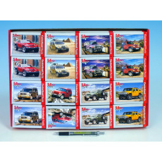 Teddies Castorland  Minipuzzle Auta 54 dílků 16,5x11cm asst 8 druhů v krabičce