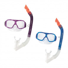 Bestway Šnorchlovací set PIKE - brýle, šnorchl - mix 2 barvy (modrý, fialový)