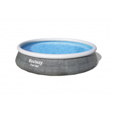 Bestway Nadzemní bazén kruhový Fast Set, kartušová filtrace, průměr 3,96m, výška 84cm
