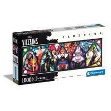 Clementoni Puzzle 1000 dielikov panoráma - Disney Villains