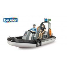 Bruder bworld - policajný čln s blikajúcim svetlom