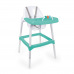 Dolu Dětská jídelní židlička s chrastítkem, zelená