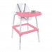 Dolu Dětská jídelní židlička, růžová