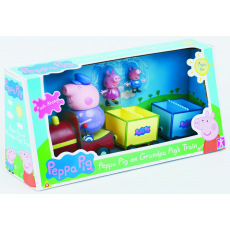 TM Toys PEPPA PIG - vláček + 3 figurky
