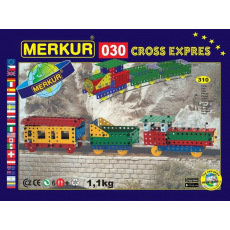 MERKUR - Stavebnice Merkur 030 Cross expres, 310 dílů, 10 modelů