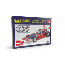 MERKUR - Stavebnice Merkur 010 Formule, 223 dílů, 10 modelů