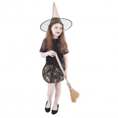 Rappa Dětský kostým tutu sukně s kloboukem Halloween