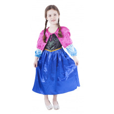 Rappa Dětský kostým princezna zimní království - Anna (S)