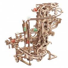 Rappa Ugears 3D dřevěné mechanické puzzle Kuličková dráha řetězová