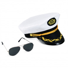 Rappa Sada kapitán čepice s brýlemi pro dospělé