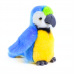 Rappa plyšový papoušek modrý 19 cm