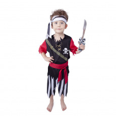 Rappa Dětský kostým pirát s šátkem (S) e-obal