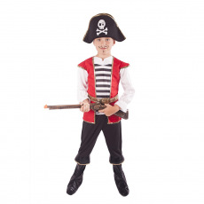 Rappa Dětský kostým pirát s kloboukem (M) e-obal