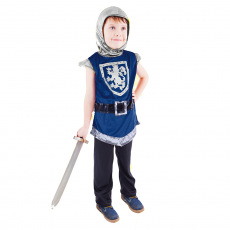 Rappa Dětský kostým rytíř s erbem modrý (M) e-obal