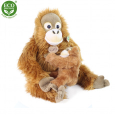 Rappa Plyšový orangutan s mládětem 25 cm ECO-FRIENDLY
