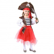 Rappa Dětský kostým pirátka (S) e-obal