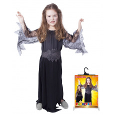 Rappa Dětský kostým černá čarodějnice/Halloween (S) e-obal
