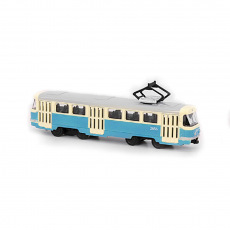 Rappa Kovová tramvaj modrá