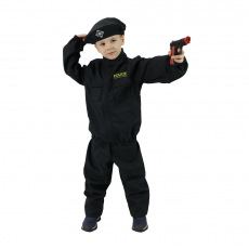 Rappa Dětský kostým policista - český potisk (S)