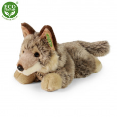 Rappa Plyšový vlk ležící 20 cm ECO-FRIENDLY