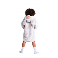 Rappa Cozy Noxxiez CH321 Králík - hřejivá televizní mikinová deka s kapucí pro děti 7 - 12 let