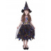 Rappa Dětský kostým čarodějnice barevná/Halloween (S)
