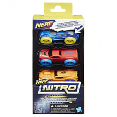 Nerf Nitro náhradní autíčka Nitro 3 ks asst