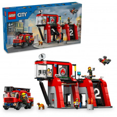 LEGO City 60414 Hasičská stanice s hasičským vozem