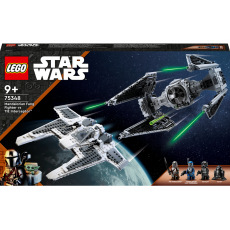 LEGO Star Wars 75348 Mandalorianská stíhačka třídy Fang proti TIE Interceptoru