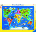 Ravensburger dětské puzzle Mapa světa se zvířaty 30-48d
