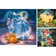 Ravensburger dětské puzzle Disney Princezny             3x49d